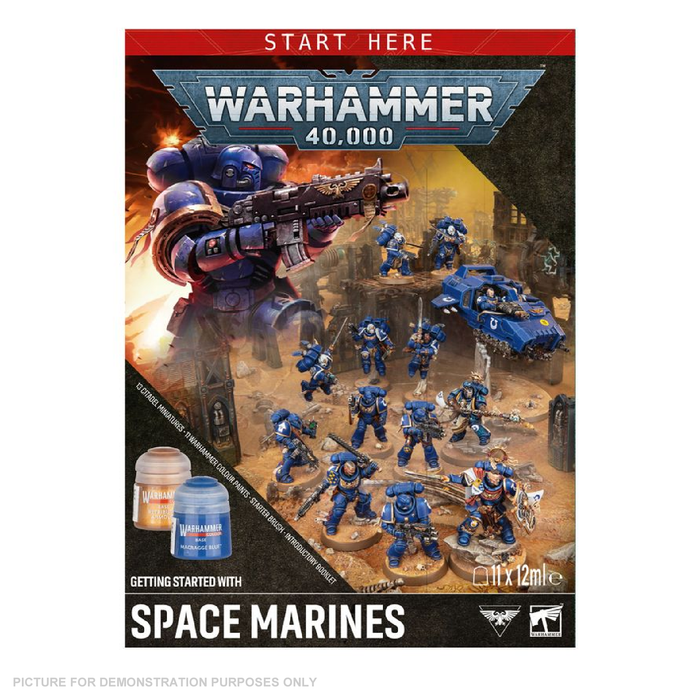 Warhammer 40,000 - Getting Started With Space Marines Introductory Kit + Paints