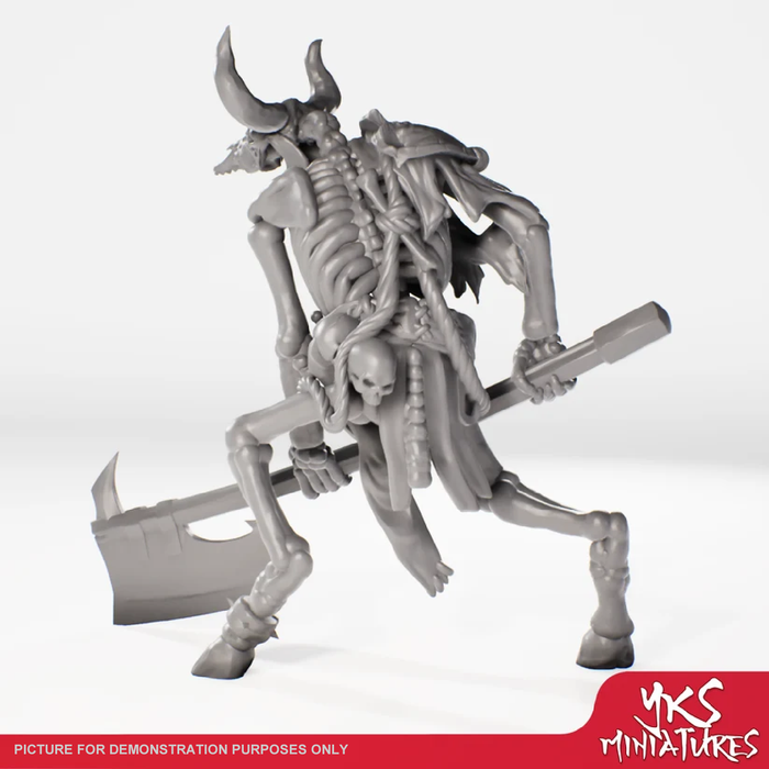 YKS Miniatures - Minotaur - Skeleton - (L)