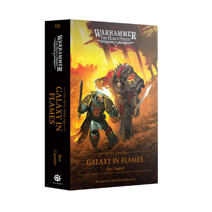 Warhammer 40,000 Black Library - The Horus Heresy Saga - Galaxy in Flames (hardback)