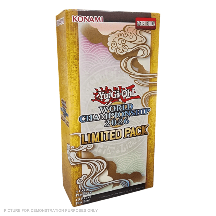 Yu-Gi-Oh! – 2026 Limited World Championship Pack (Display of 10)