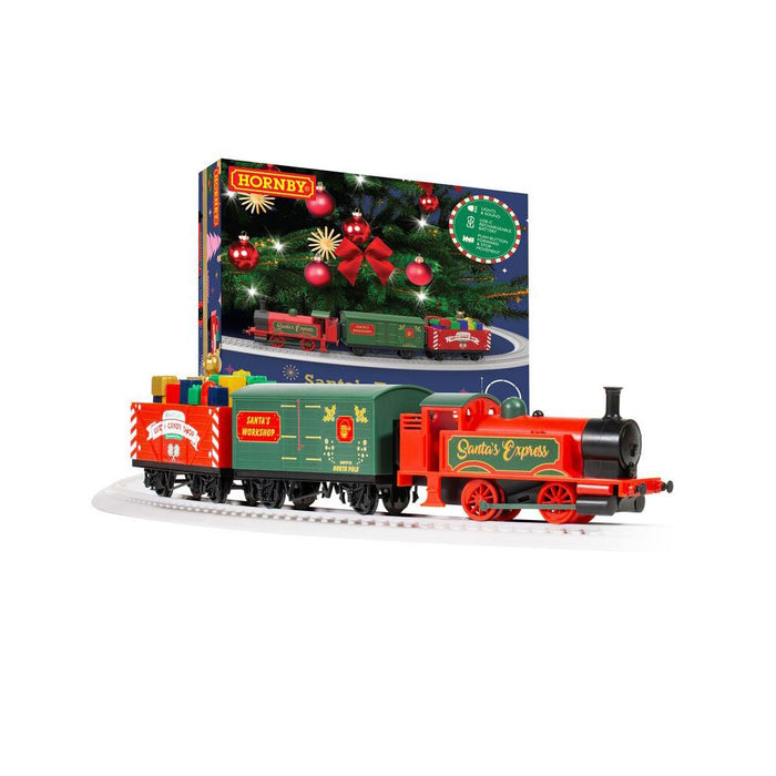 HORNBY SANTAS EXPRESS RECHARGEABLE BATTERY OPERATED TRAIN SET