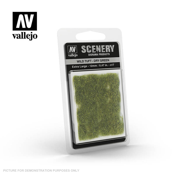 Vallejo Scenery - Wild Tuft - Dry Green - Extra Large