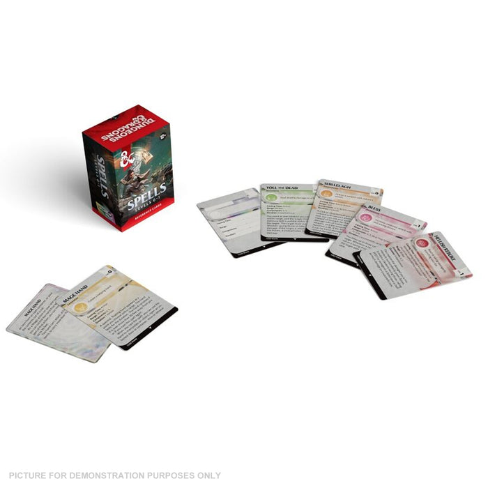 Dungeons & Dragons Reference Cards - Spells: Levels 0-1 - PREORDER