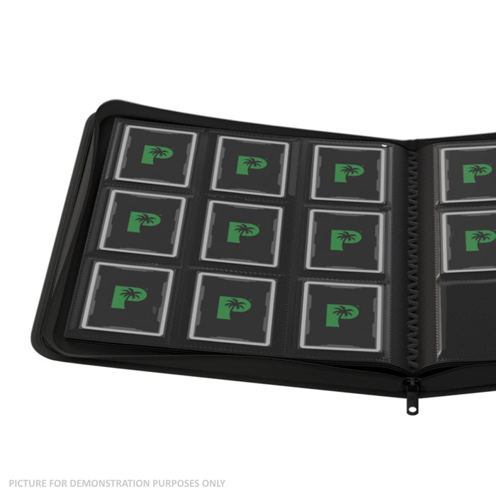 Palms Off Gaming Stealth 9 Pocket Zip Binder - Black