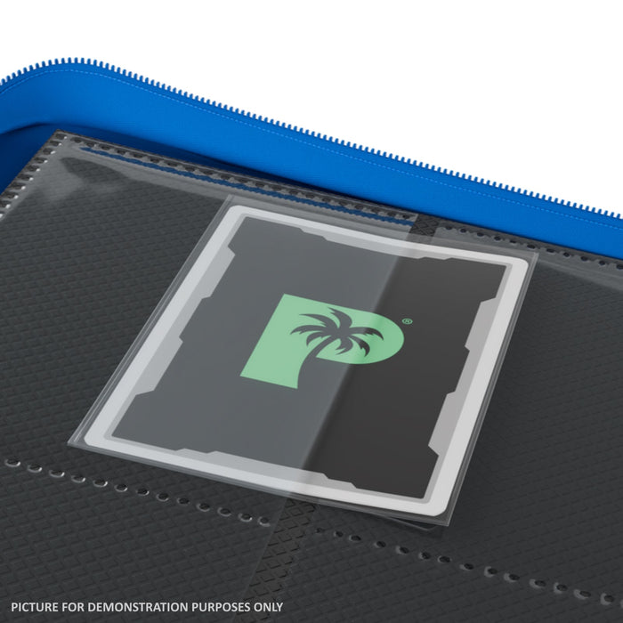 Palms Off Gaming Stealth 9 Pocket Zip Binder - Blue