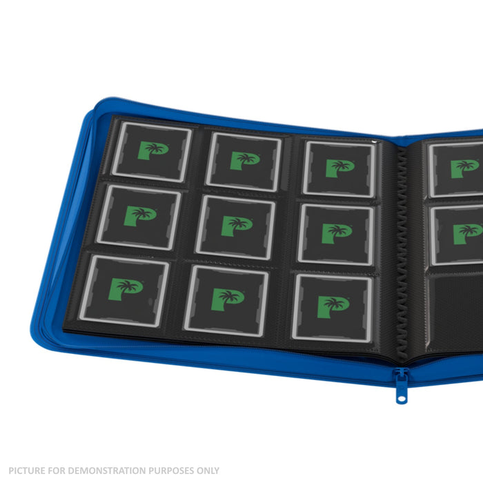 Palms Off Gaming Stealth 9 Pocket Zip Binder - Blue