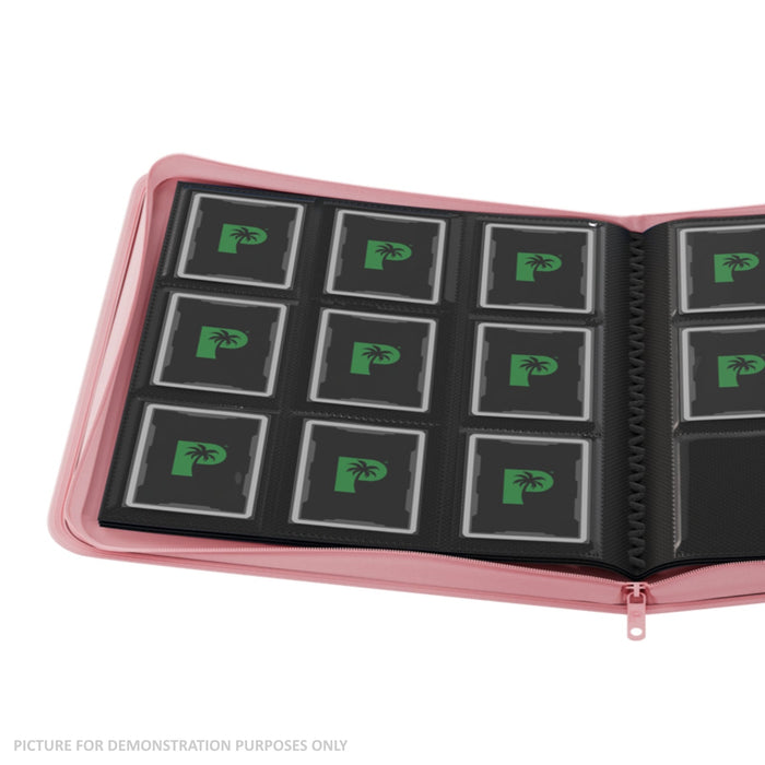 Palms Off Gaming Stealth 9 Pocket Zip Binder - Pink