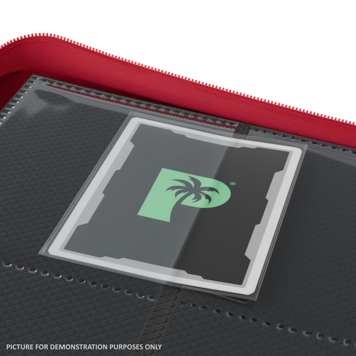Palms Off Gaming Stealth 9 Pocket Zip Binder - Red