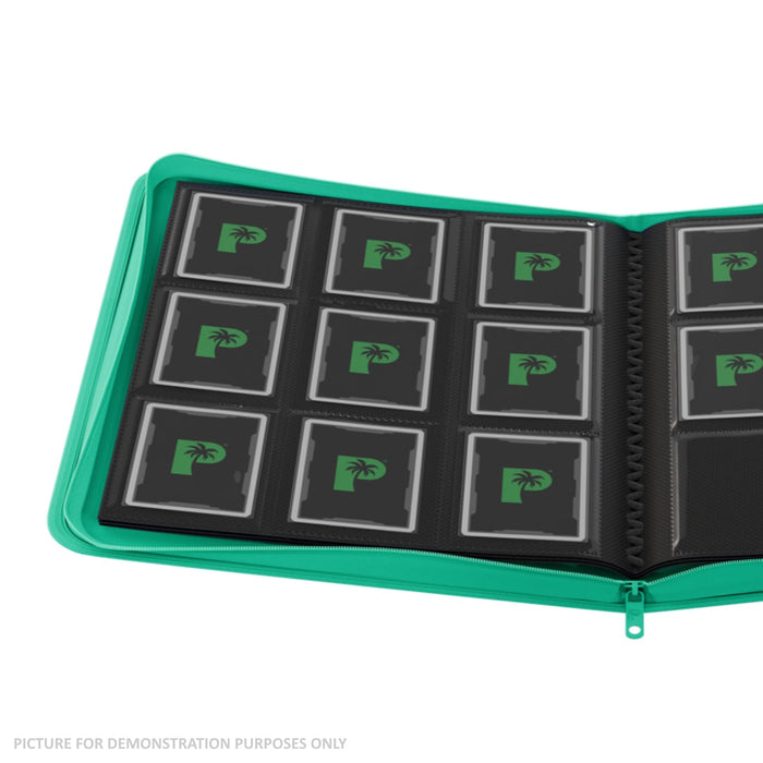 Palms Off Gaming Stealth 9 Pocket Zip Binder - Turquoise