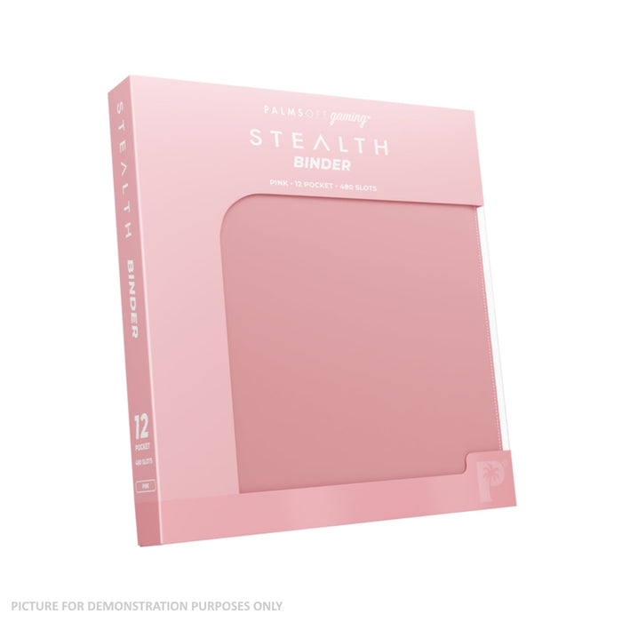 Palms Off Gaming Stealth 12 Pocket Zip Binder - PINK