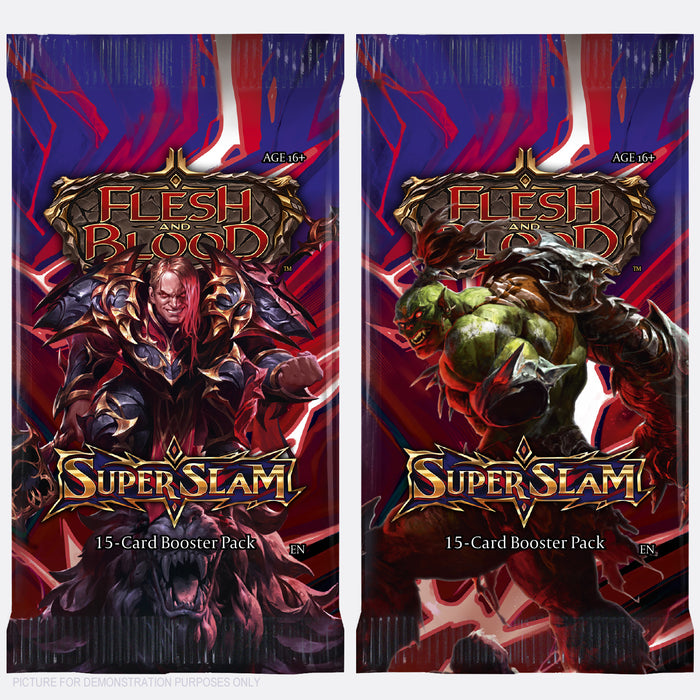 Flesh and Blood TCG - Super Slam SEALED Booster Box of 24 Packs Flesh and Blood TCG - Super Slam SEALED Booster Box of 24 Packs