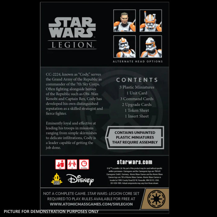 Star Wars Legion - Clone Commander Cody Expansion