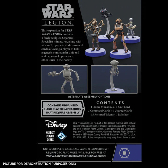 Star Wars Legion - Separatist Specialists Personnel Expansion