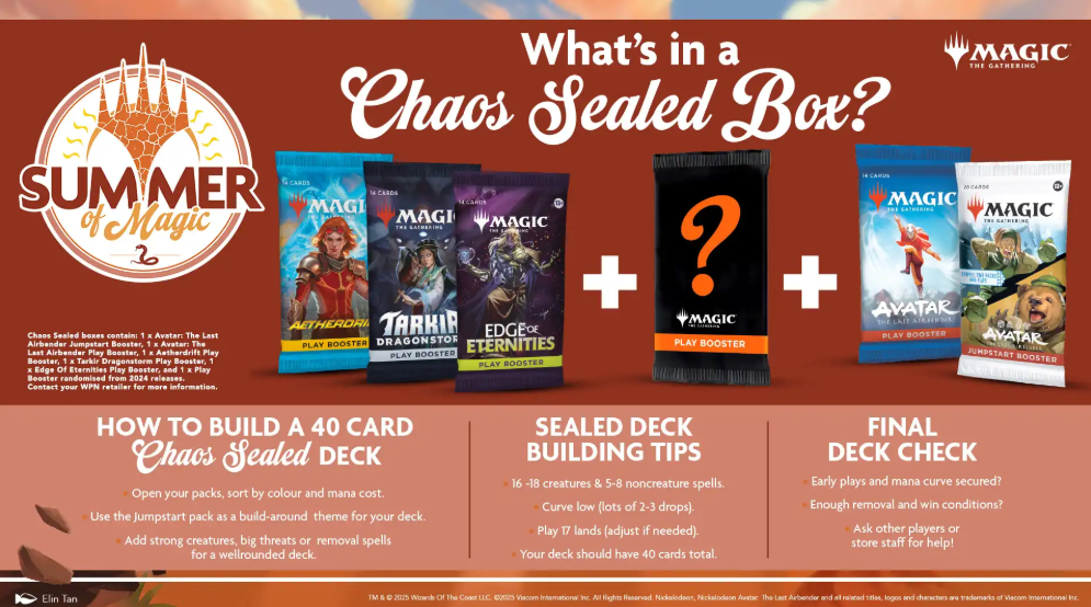 Summer Of Magic 2025 - Chaos Sealed Event - 20th December - EVENT ENTRY