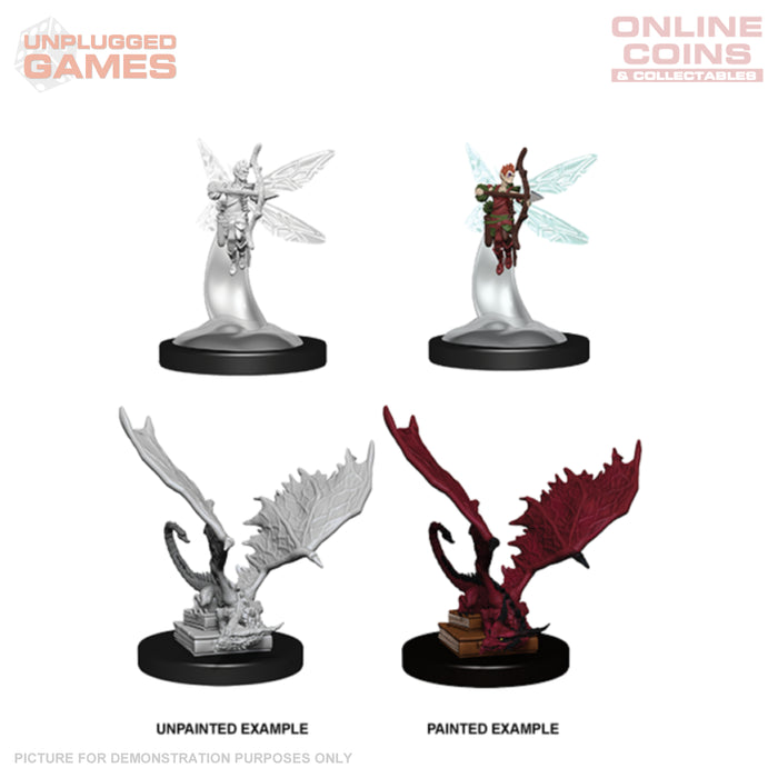 D&D Nolzurs Marvelous Unpainted Miniatures Sprite & Pseudodragon