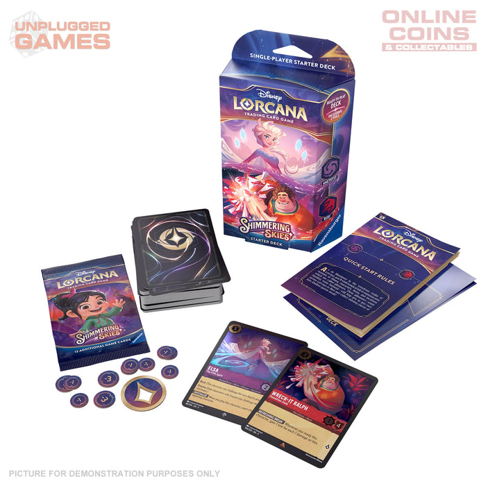 Lorcana - Series 5 - DLC Shimmering Skies - Starter Deck - Amethyst / Ruby