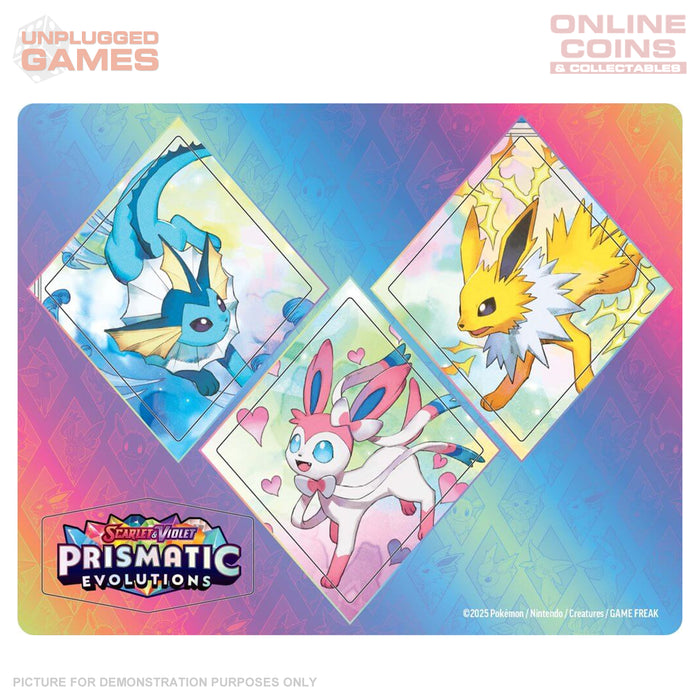 POKÉMON TCG - Scarlet & Violet - 8.5 Prismatic Evolutions - Tech Sticker Collection - Sylveon - PRE ORDER