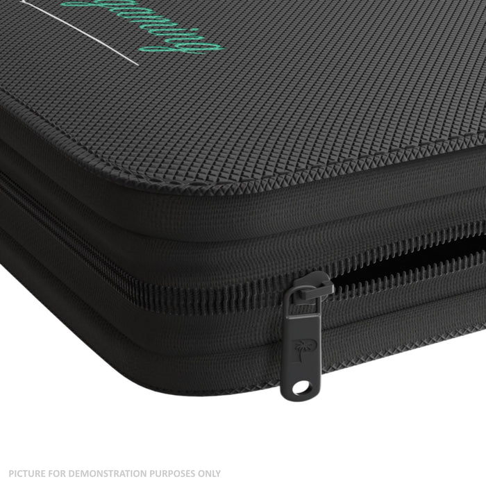 Palms Off Gaming Collector's Series Top Loader Zip Binder - 4 Pocket - Black