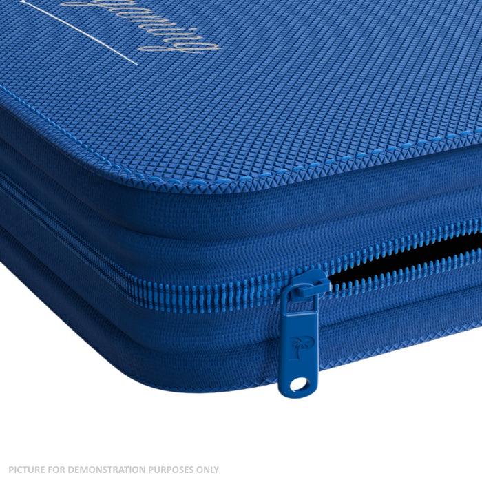 Palms Off Gaming Collector's Series Top Loader Zip Binder - 4 Pocket - Blue
