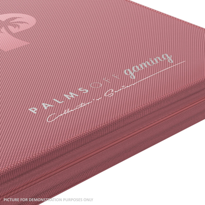Palms Off Gaming Collector's Series Top Loader Zip Binder - 4 Pocket - Pink