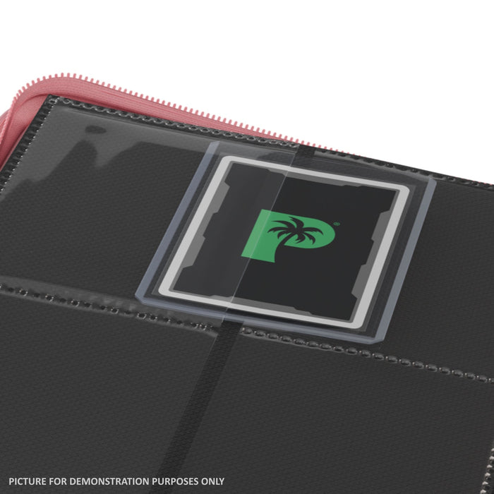 Palms Off Gaming Collector's Series Top Loader Zip Binder - 4 Pocket - Pink