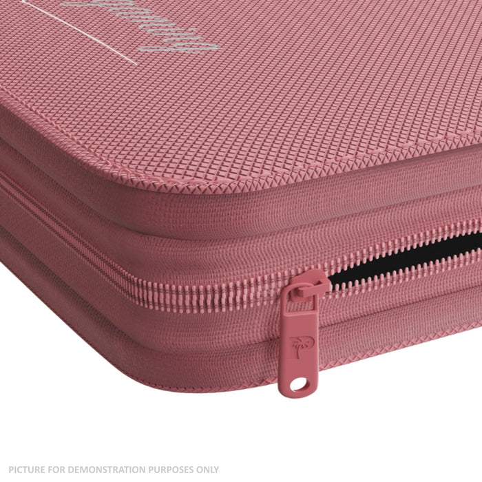 Palms Off Gaming Collector's Series Top Loader Zip Binder - 4 Pocket - Pink