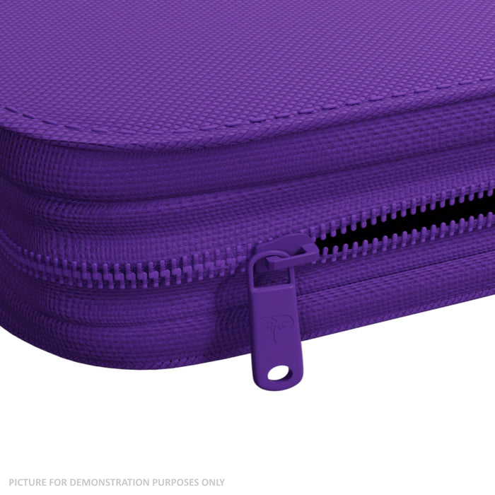 Palms Off Gaming Collector's Series Top Loader Zip Binder - 9 Pocket - PURPLE