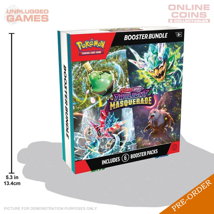 Pokemon TCG - Twilight Masquerade - Booster Bundle - PREORDER