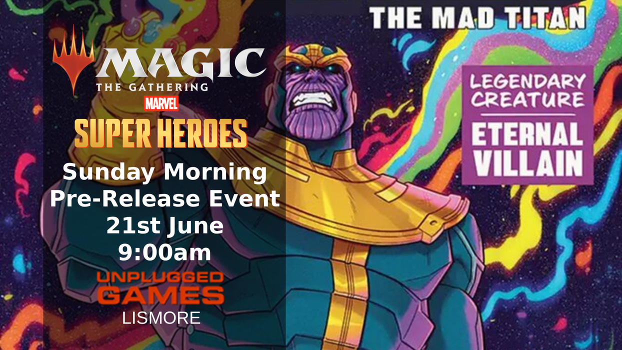 Magic: The Gathering Marvel Superheroes - Sunday Morning Prerelease - 21th June - EVENT ENTRY