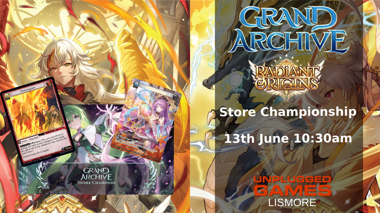 Grand Archive - Radiant Origins - Store Championship! Saturday June 13th - EVENT ENTRY