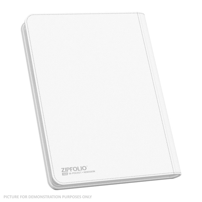 Ultimate Guard - 18 pocket Xenoskin ZipFolio - WHITE