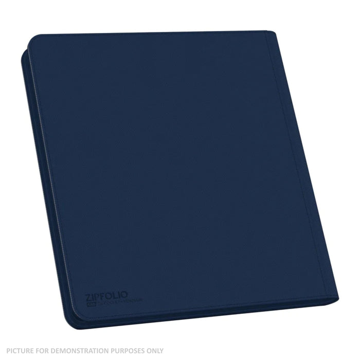 Ultimate Guard - 24 pocket Quadrow Zipfolio Xenoskin - DARK BLUE