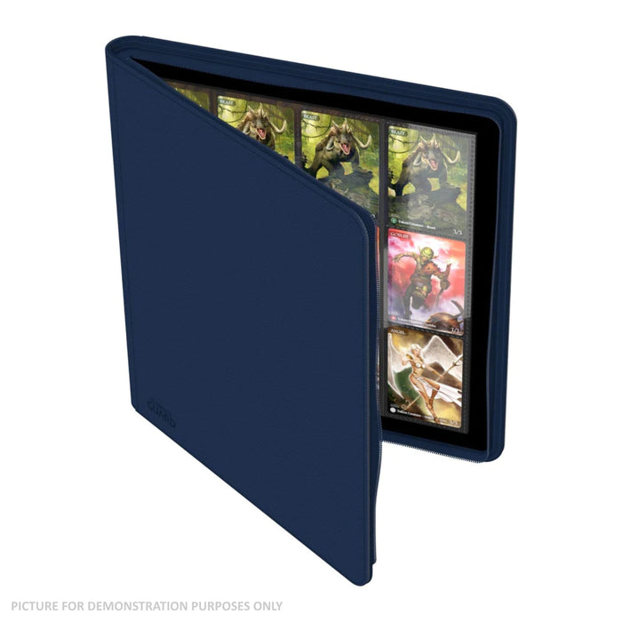 Ultimate Guard - 24 pocket Quadrow Zipfolio Xenoskin - DARK BLUE