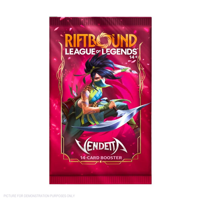 Riftbound League of Legends TCG – VENDETTA Sealed Booster Box of 24 Packs - PRE ORDER