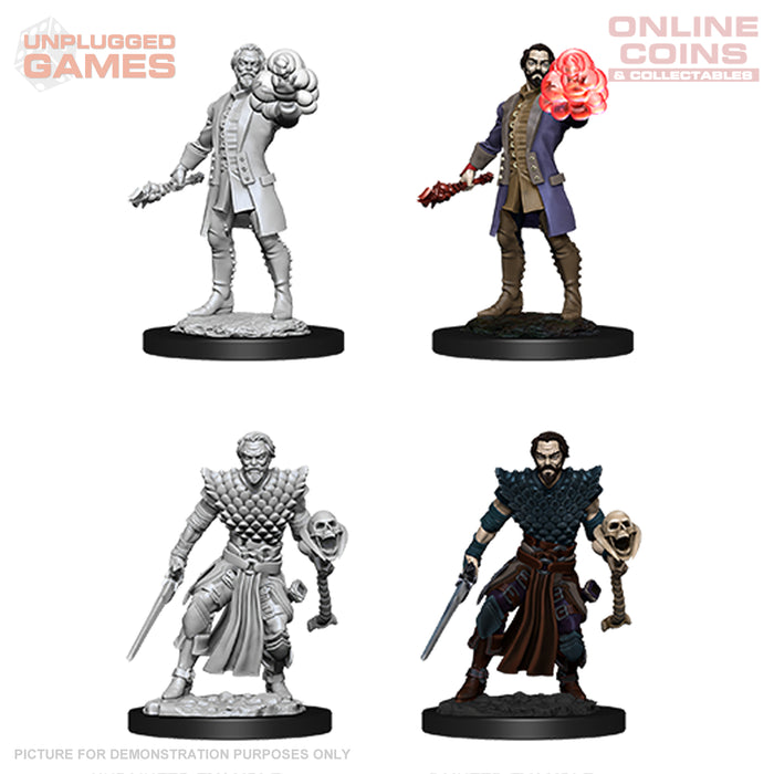 Dungeons & Dragons Nolzurs Unpainted Miniatures -  Male Human Warlock