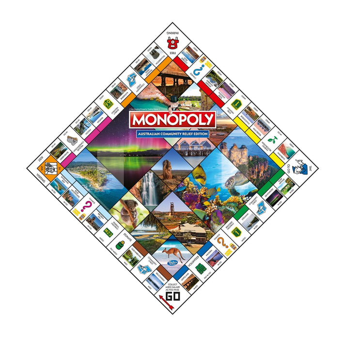 Monopoly Australian Community Relief Board Game