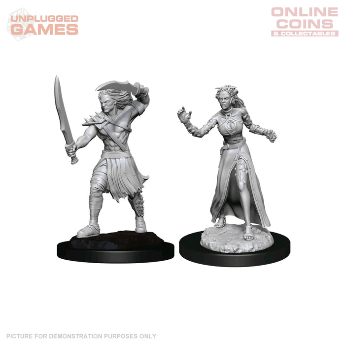 Magic the Gathering Unpainted Miniatures - Vampire Lacerator & Vampire Hexmage