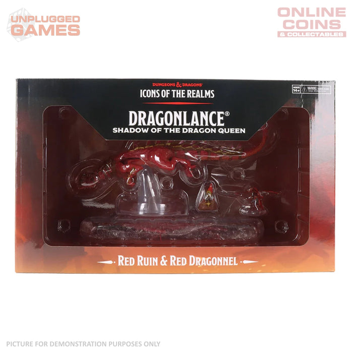 Dungeons & Dragons Icons of the Realms - Dragonlance Red Ruin & Red Dragonnel