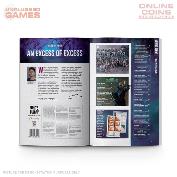 Warhammer Magazine White Dwarf Issue 511 (April 2025)