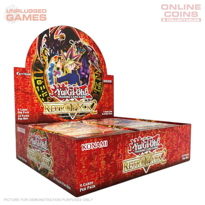 Yu-Gi-Oh - Retro Pack 2 Reprint Edition - SEALED Booster BOX (24 Packs)