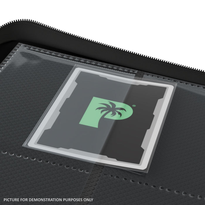 Palms Off Gaming Collector's Series Zip Binder - 4 Pocket - BLACK