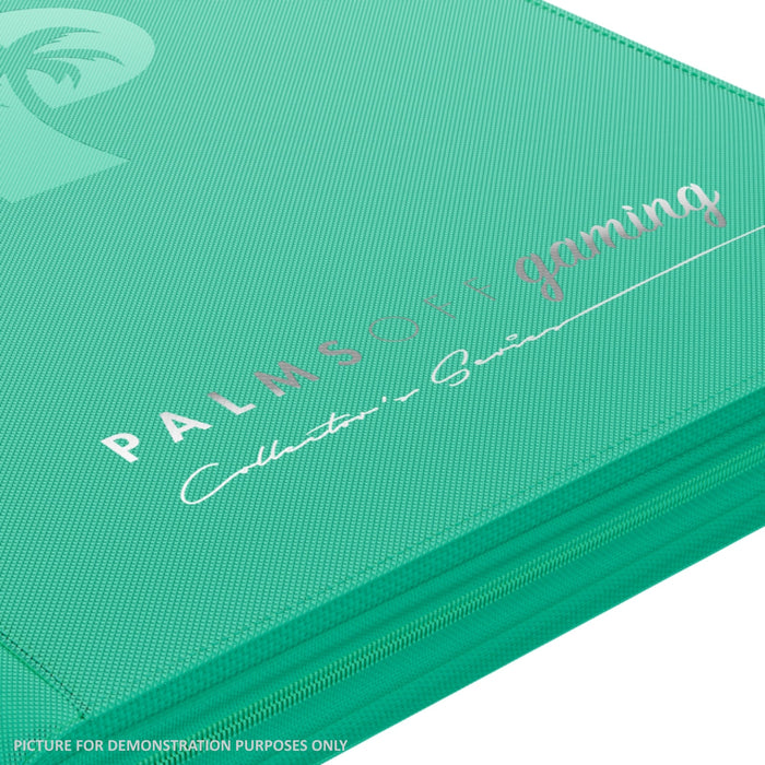 Palms Off Gaming Collector's Series Zip Binder - 4 Pocket - TURQUOISE