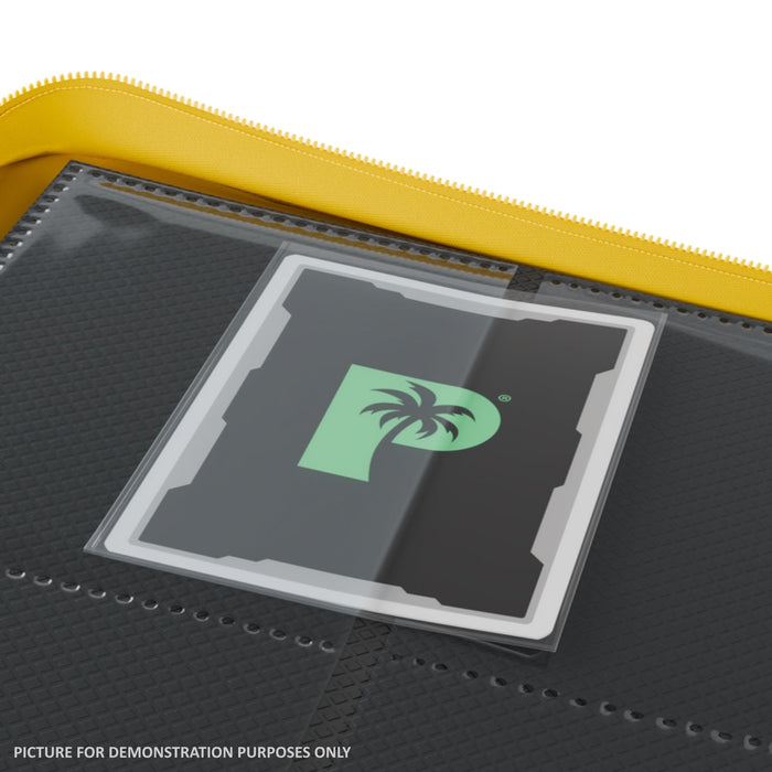 Palms Off Gaming Collector's Series Zip Binder - 4 Pocket - YELLOW