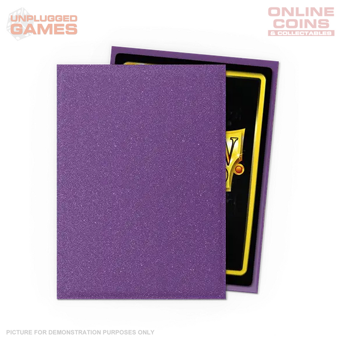 Dragon Shield 100 Standard Size Card Sleeves - Matte Amethyst