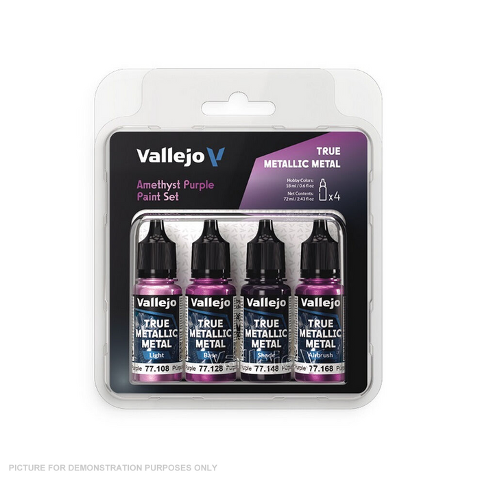 Vallejo - True Metallic Metal Set - Amethyst Purple