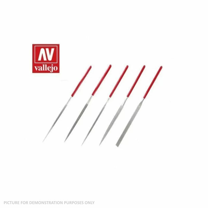 Vallejo Hobby Tools - Set of 5 Diamond needle files