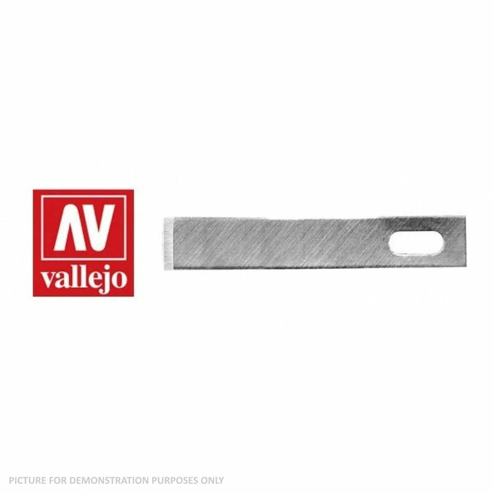 Vallejo Hobby Tools - #17 Chiselling Blades Set of 5 - For No. 1 Handle