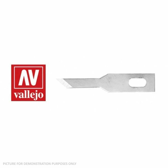 Vallejo Hobby Tools - #68 Stencil Edge Blades Set of 5 - for No. 1 Handle