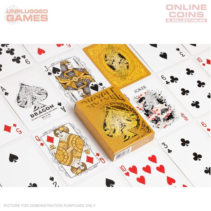 Bicycle Gold Dragon Playing Cards