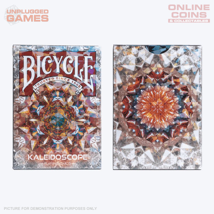 Bicycle Kaleidoscope Red Playing Cards